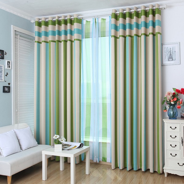 Striped curtains2
